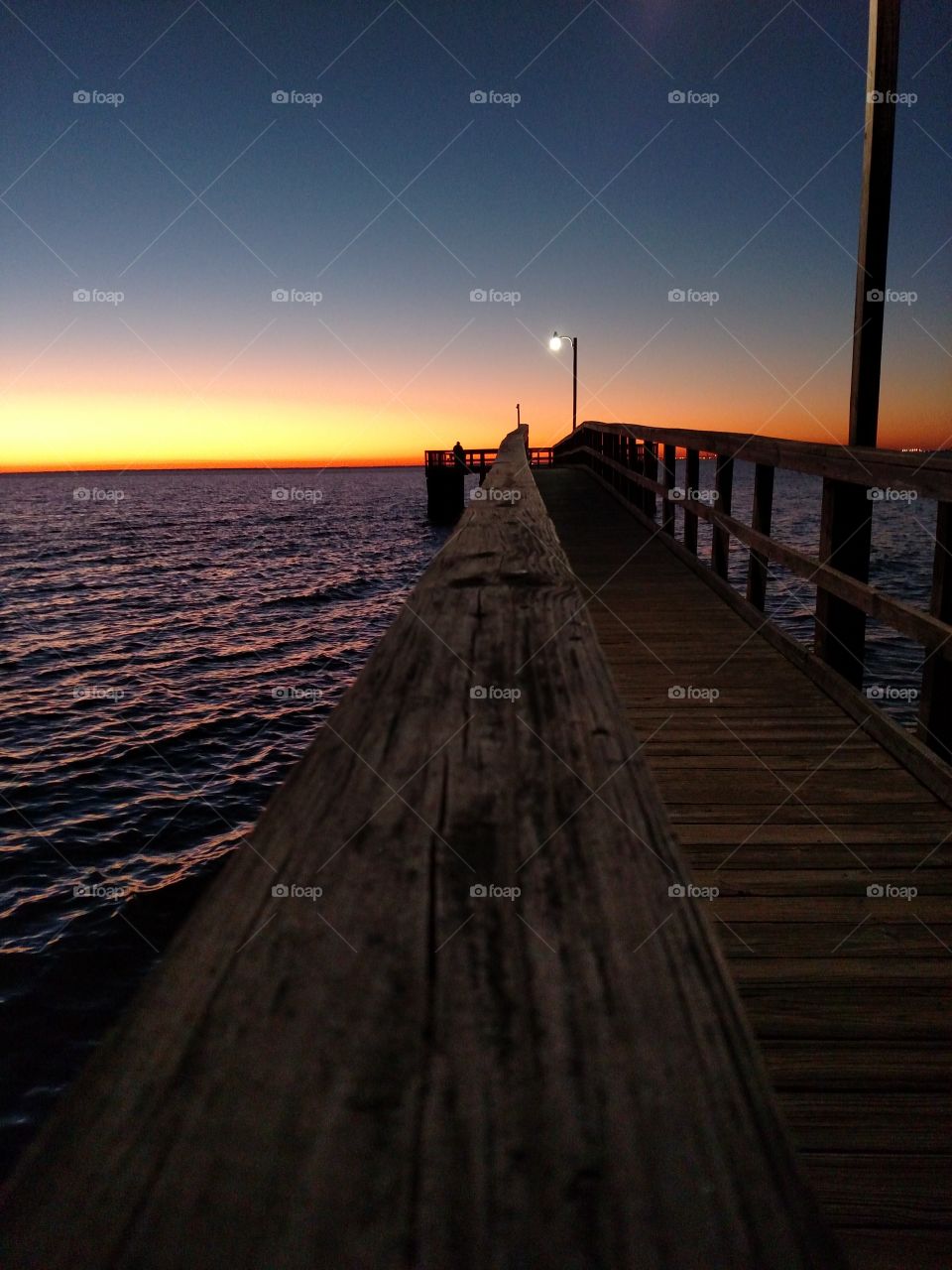 Sunset at the pier
