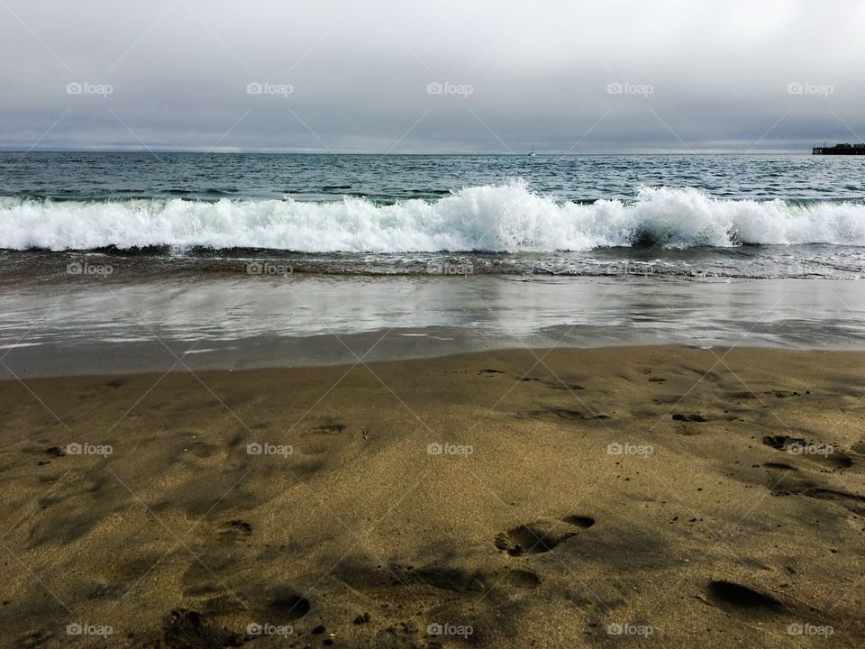 Scenic view of ocean wave