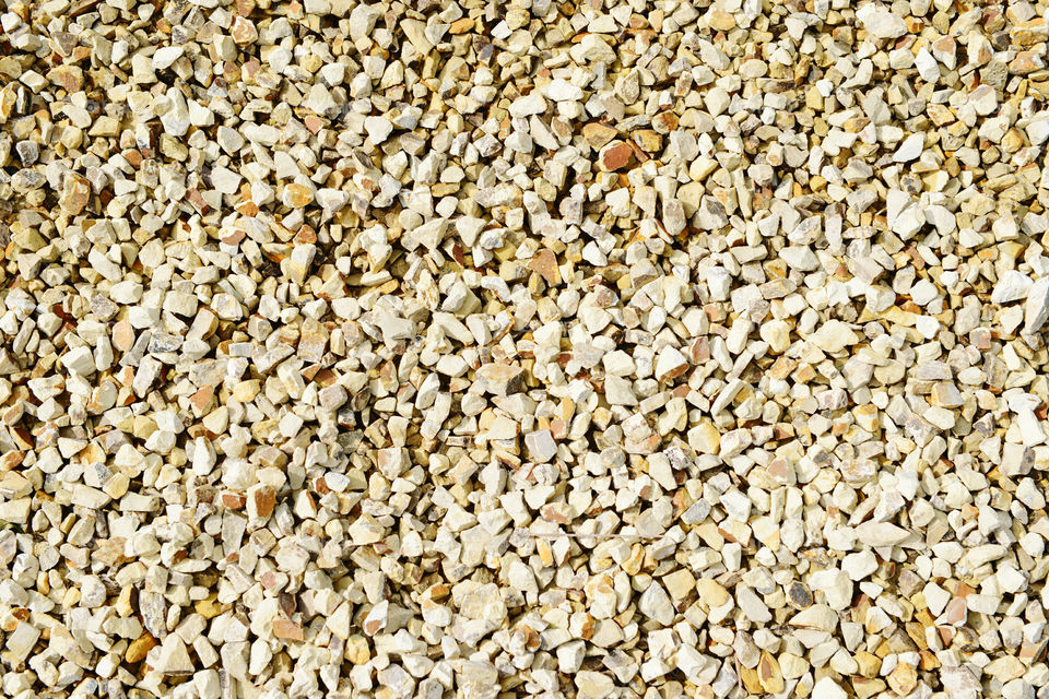 fullframe background of crushed little stones