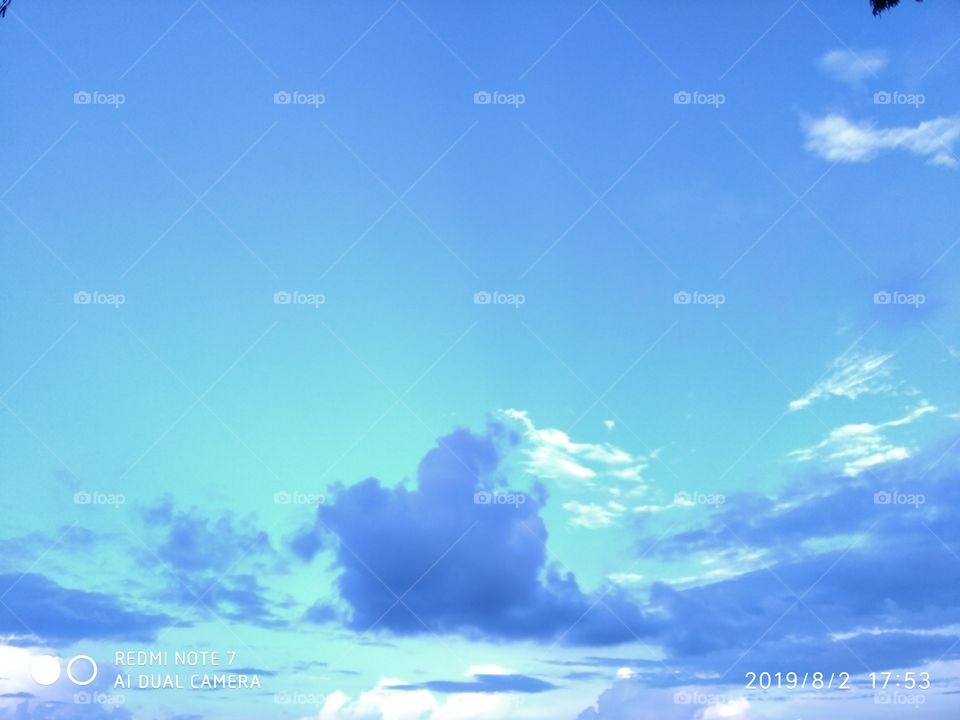 simple photo of sky