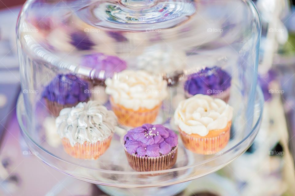 Muffin ,purple , wedding 