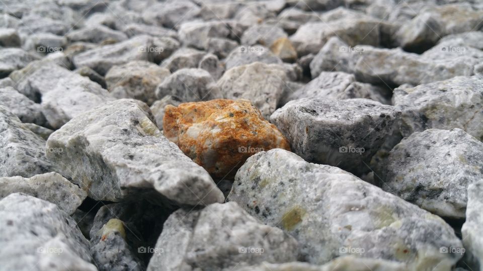 This image of stone is taken using a cell phone camera while at work