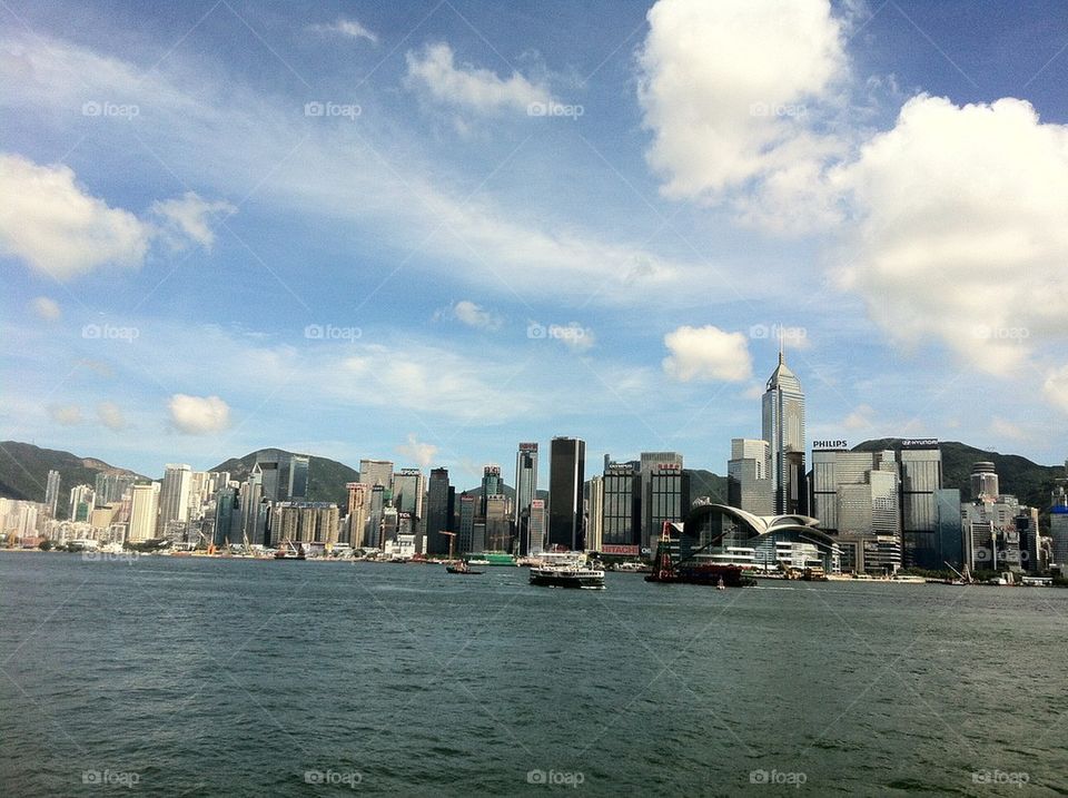 Hong Kong skyline 