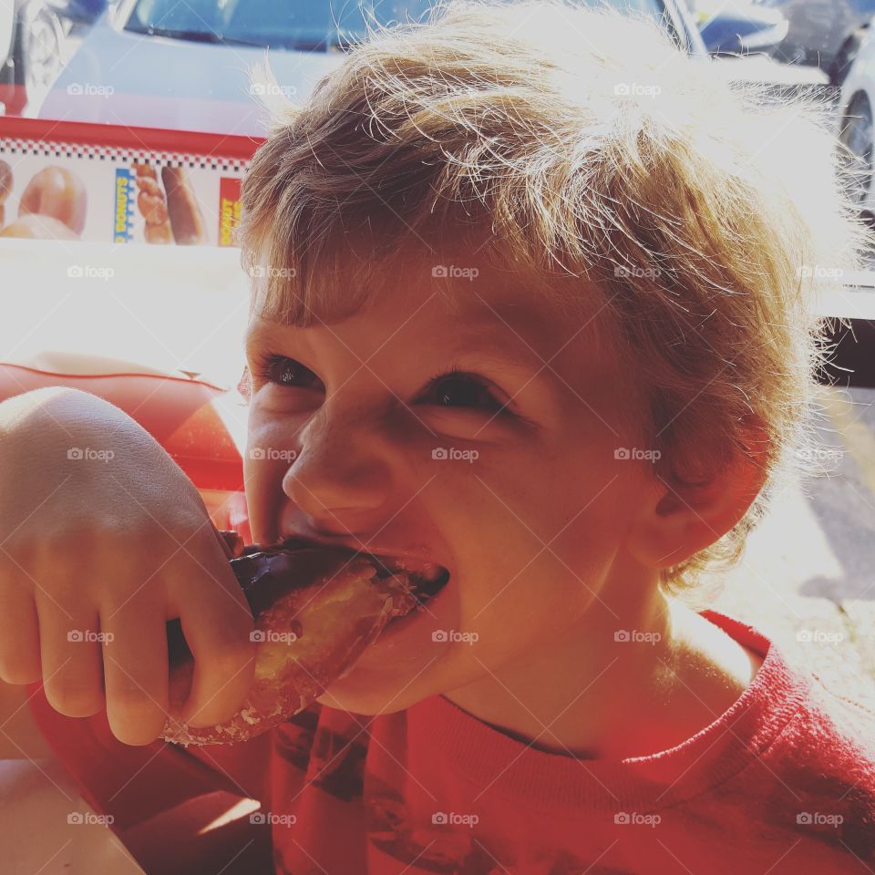 Delight of a hookie-day doughnut