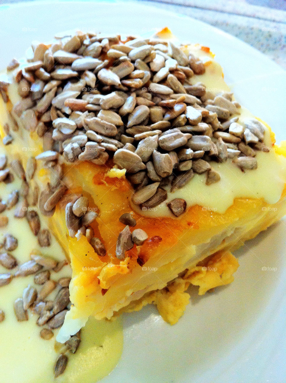 cake october pumpkin seeds with cheese top by 99tails