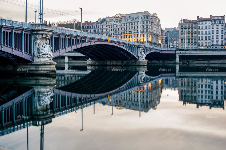 Lyon by the river