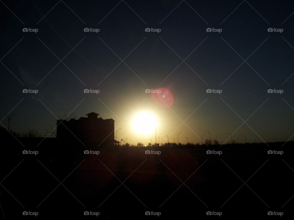 sunrise over embassy suite