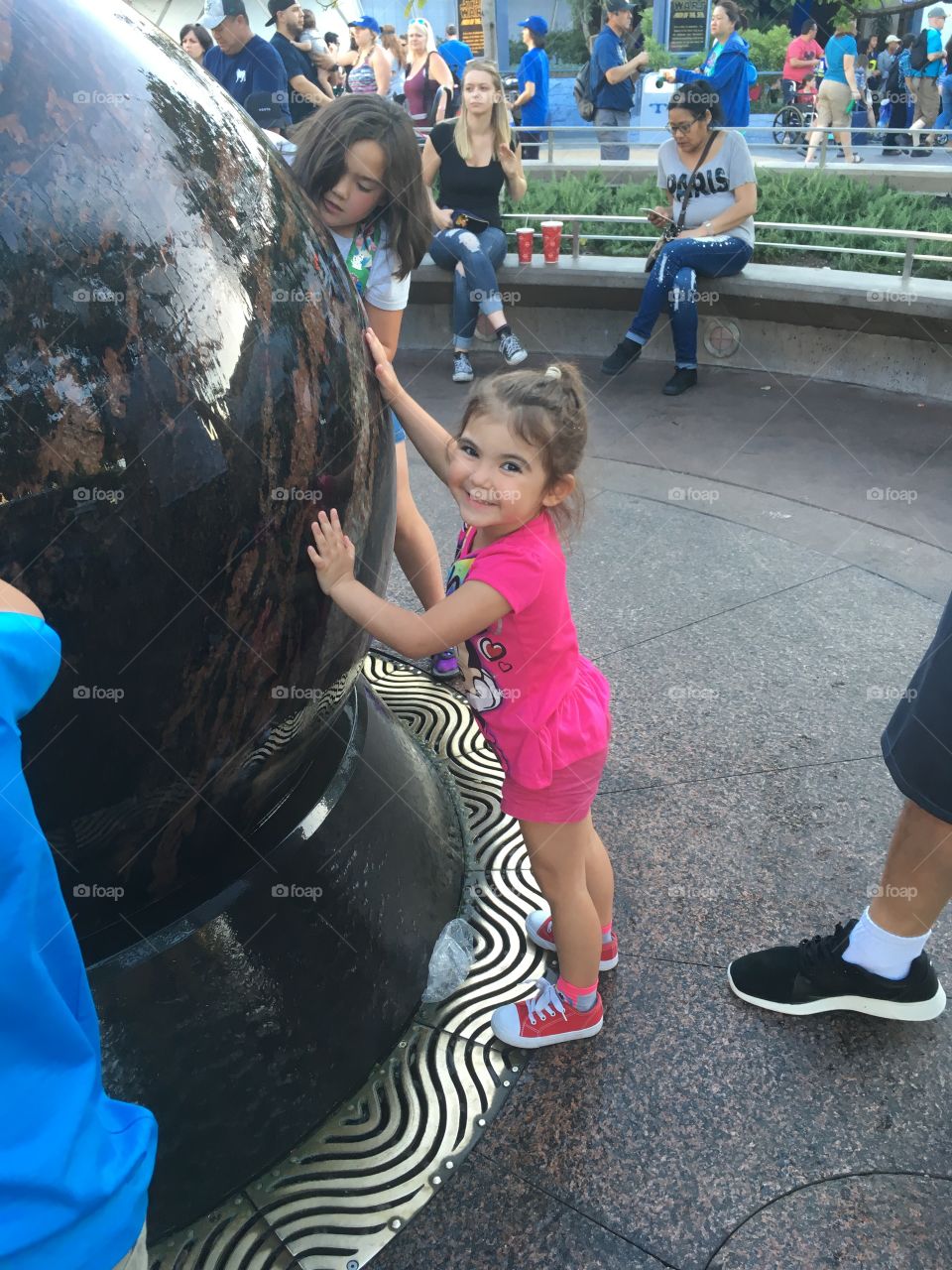 My daughter at Disneyland 