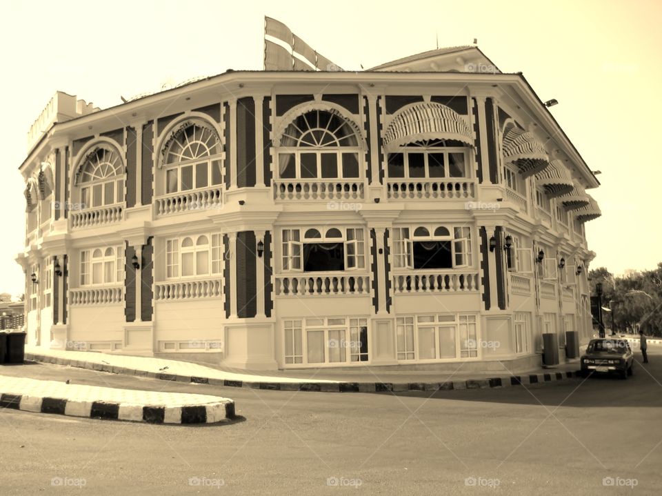 Alexandria Egypt. Arched Windows