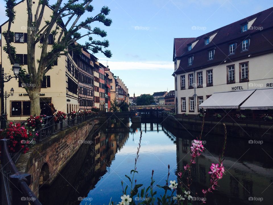 The beautiful city of Strasbourg 