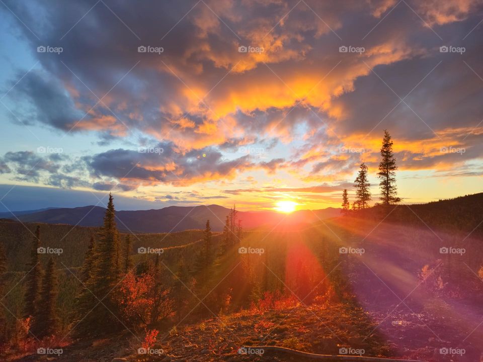 Another beautiful Alaskan sunset!