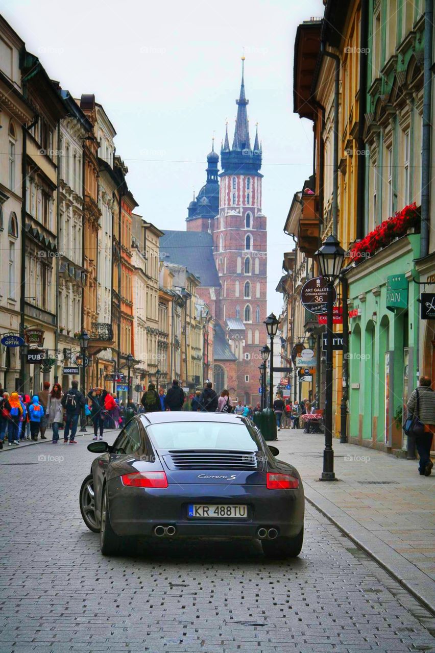 Porsche in Cracov