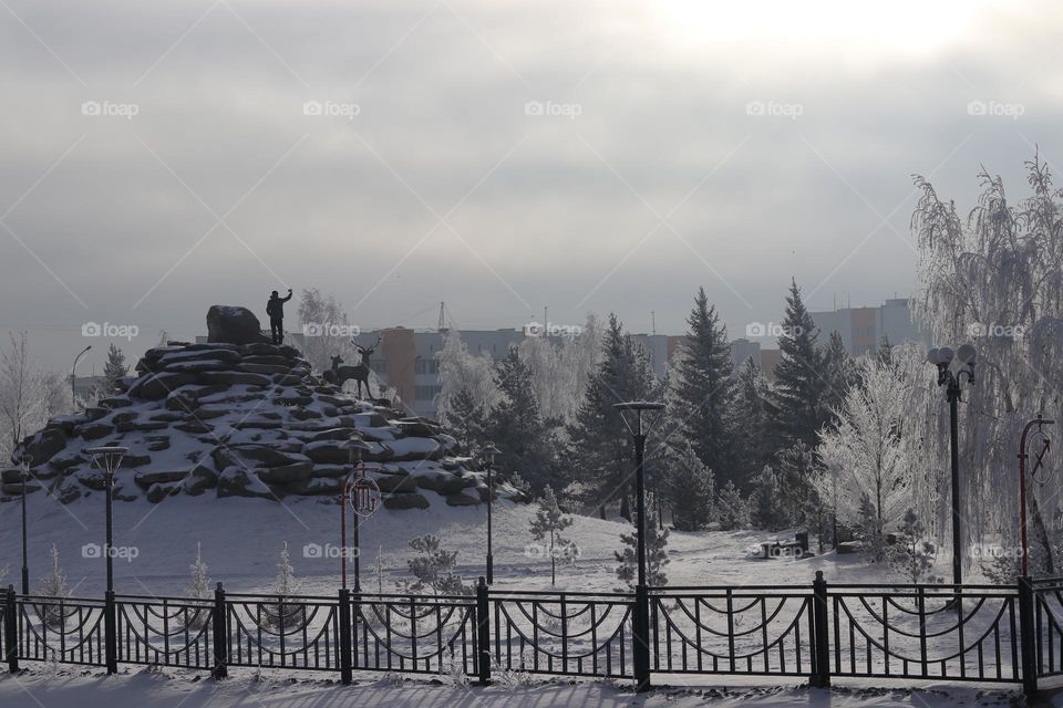 зимний город