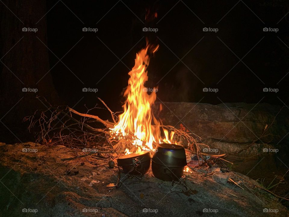 Camp fire