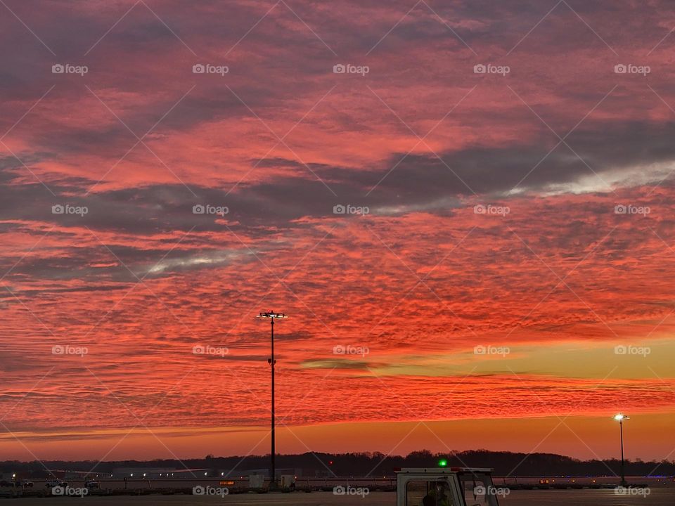 gorgeous dawn clouds