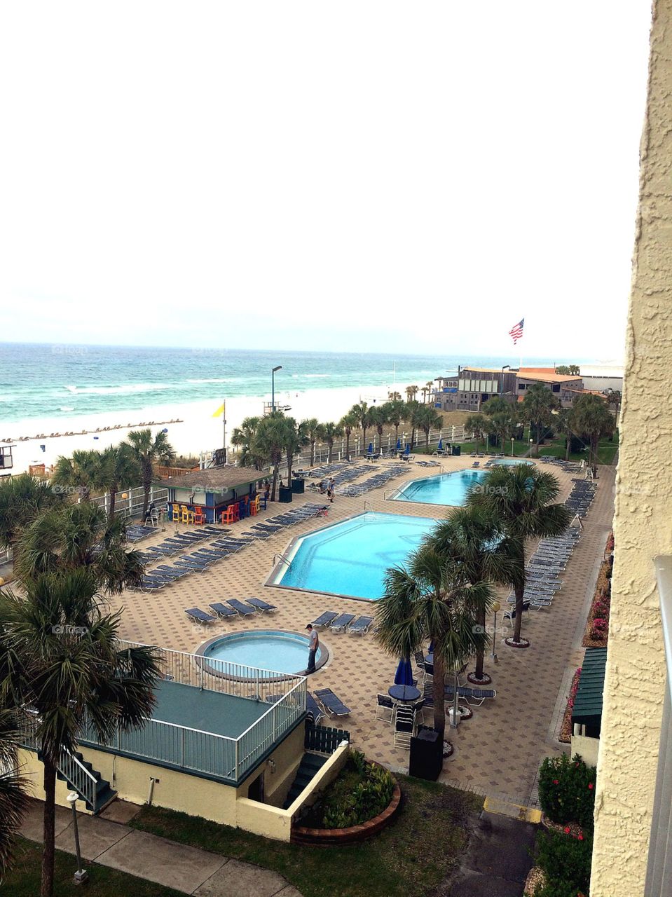 Hotel pool views 