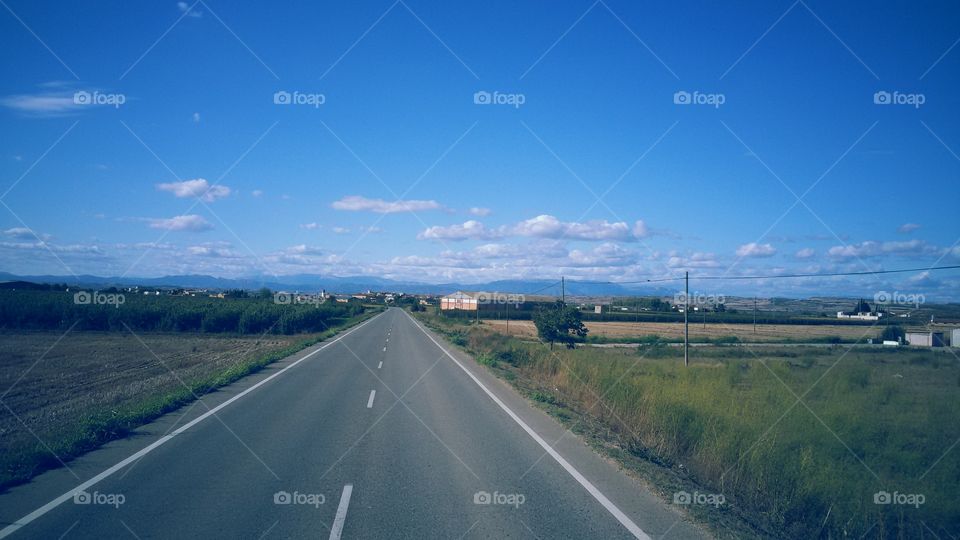 sky horitzon beauty road