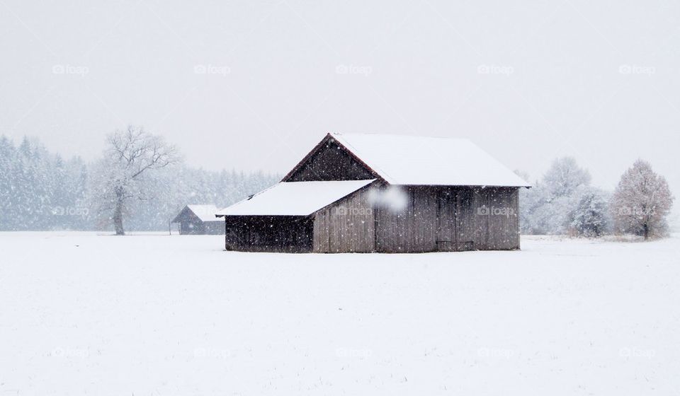 Bavarian snow wonderland 