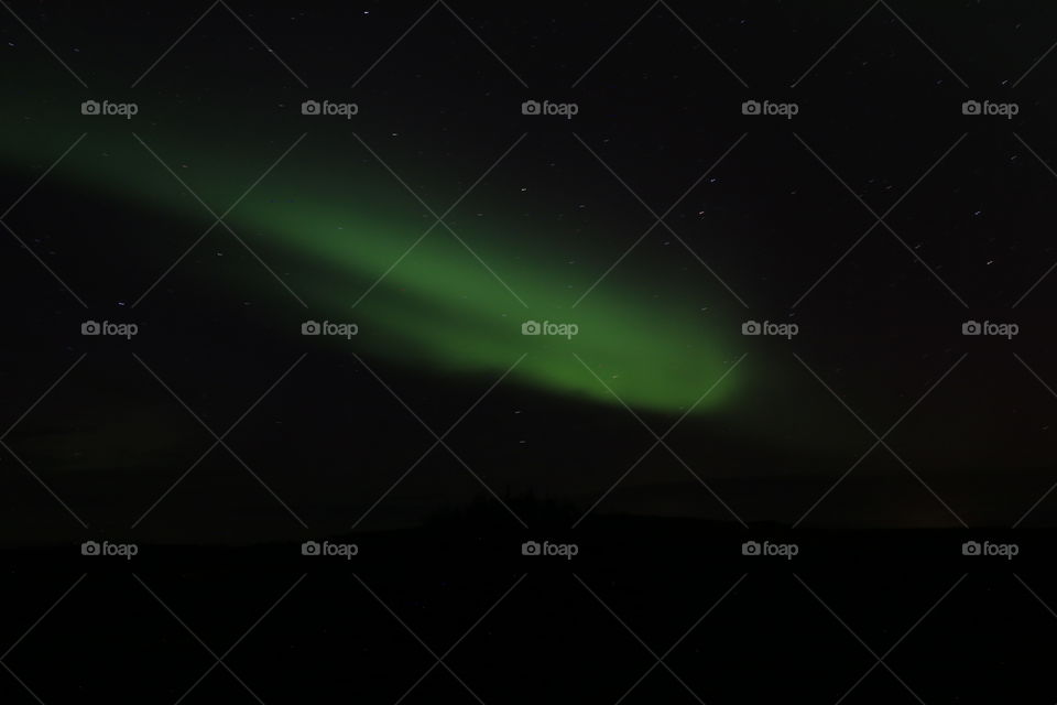 Northern lights or meteor?