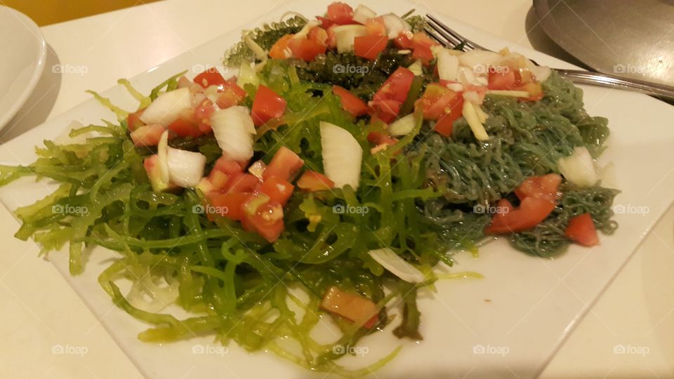 seaweed salad…  delicioso! @Rico`s restaurant Cebu