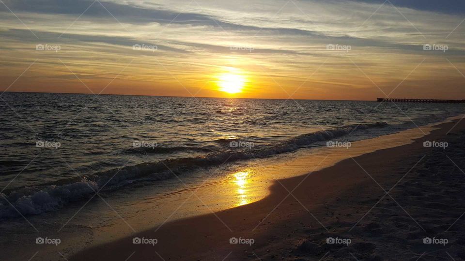 Sunset at Mexico Beach, FL