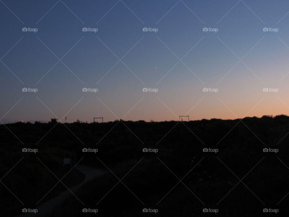 Montauk New York, Seashore, rocks, beach, sea, landscape, sunset, 