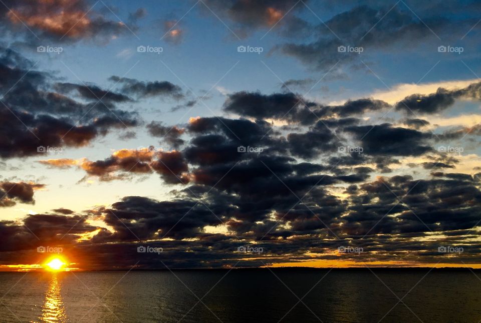Sunset on Lake Simcoe 