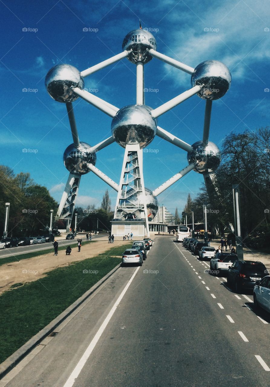 El Atomium en Bruselas,Bélgica. Una obra que deslumbra. Y se puede entrar!