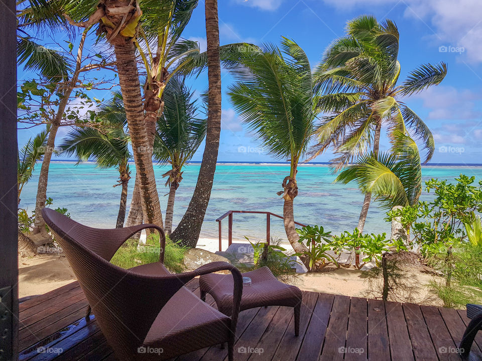 my balcony facing the ocean