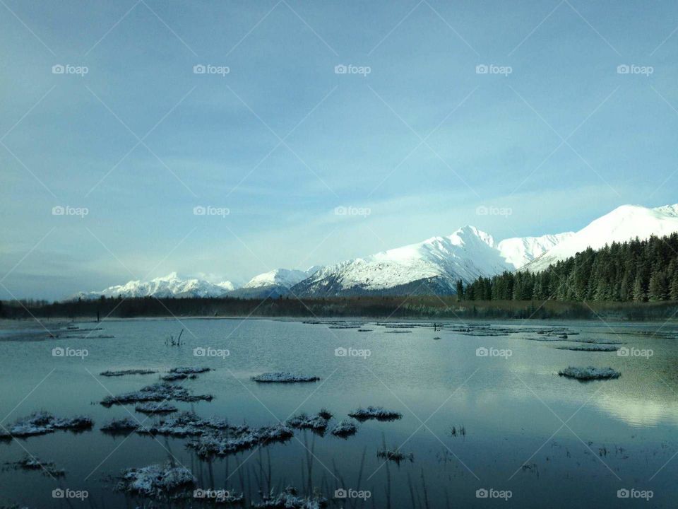 A lake. Somewhere in Alaska. ❤