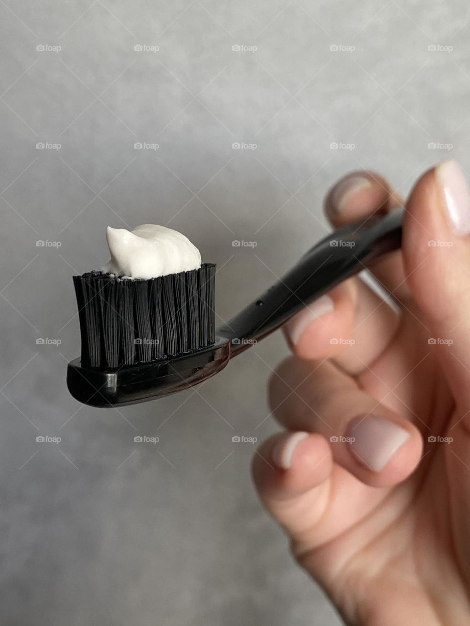 Toothbrush with paste