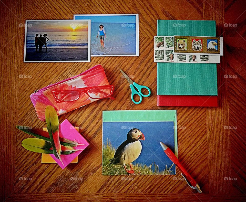 Desktop from above . Desktop from above 