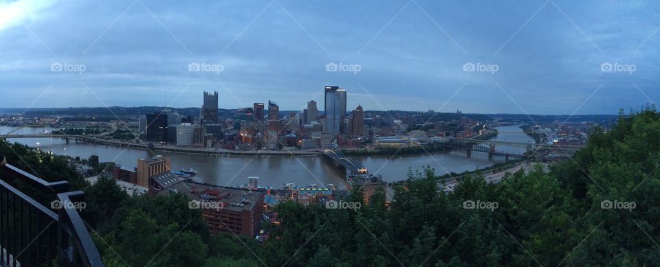 Pittsburgh Pennsylvania. Mt. Washington Overlook