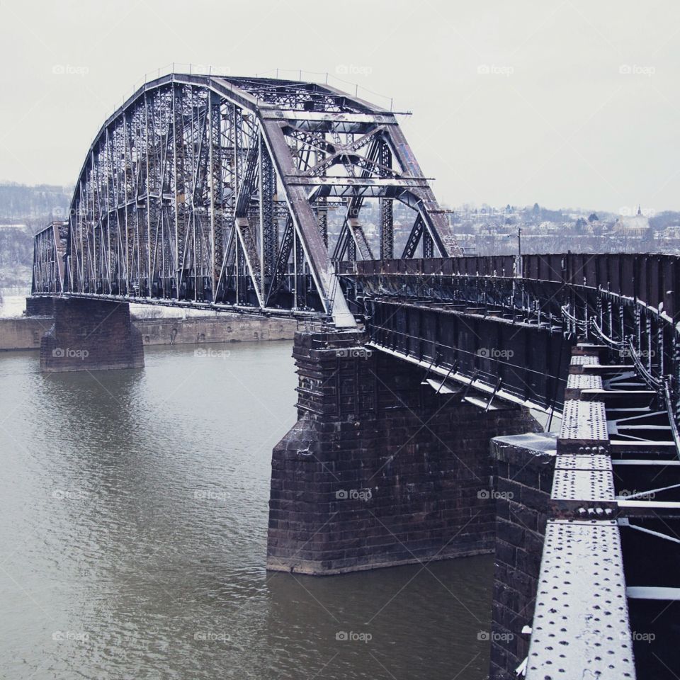 Bridge, River, Water, Architecture, City