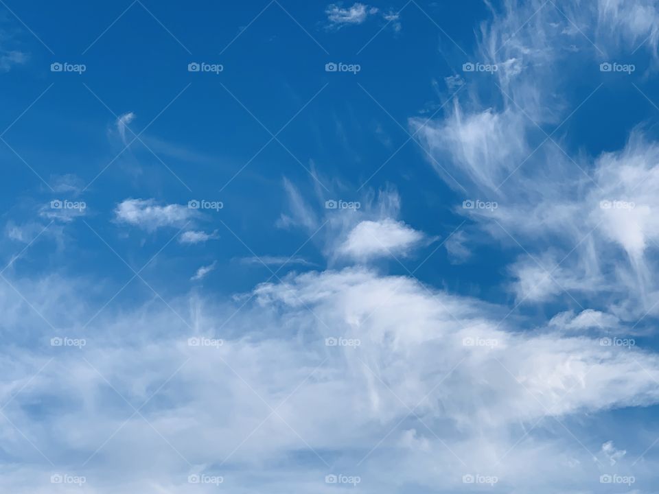 Wonderful cloud patterns 