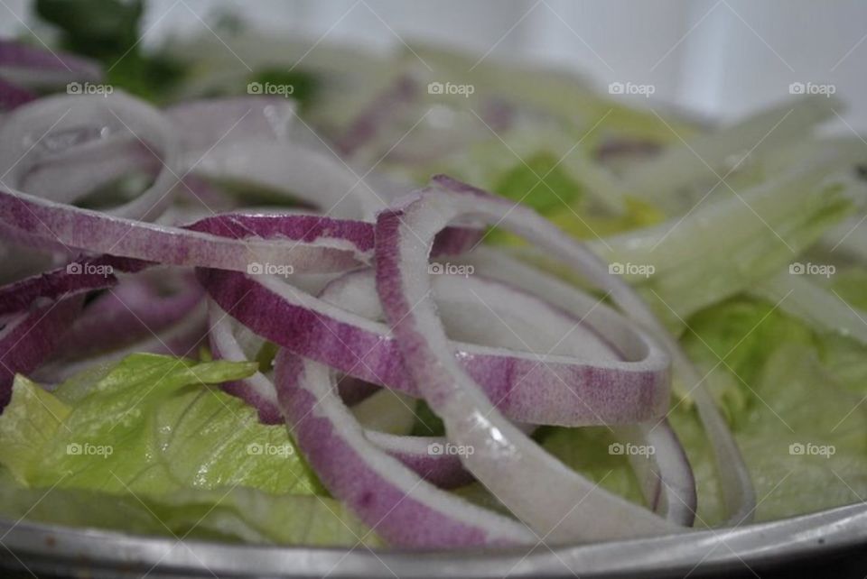 An onion salad