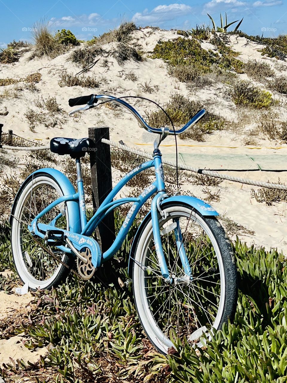 Bike on the beach