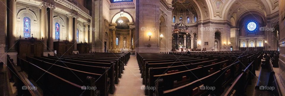 Stunning Catholic Cathedral in St. Paul is a sight to see; the architecture is absolutely beautiful!! 
