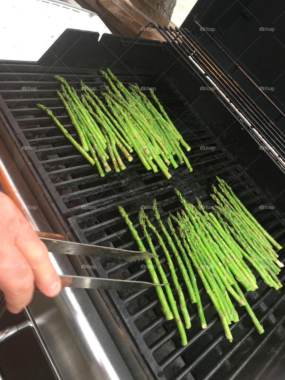 asparagus grill