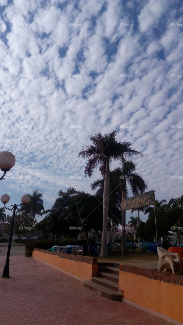 Cloudy weather