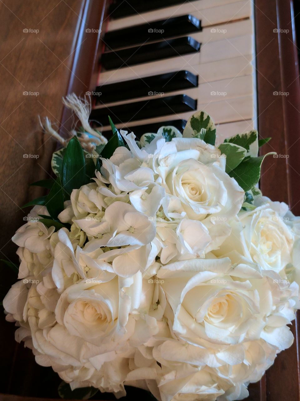 lovely bouquet on key