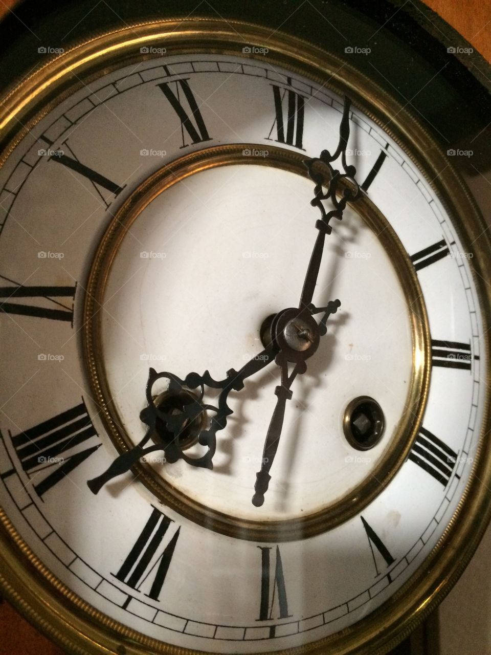 Shadow of Time. German clock