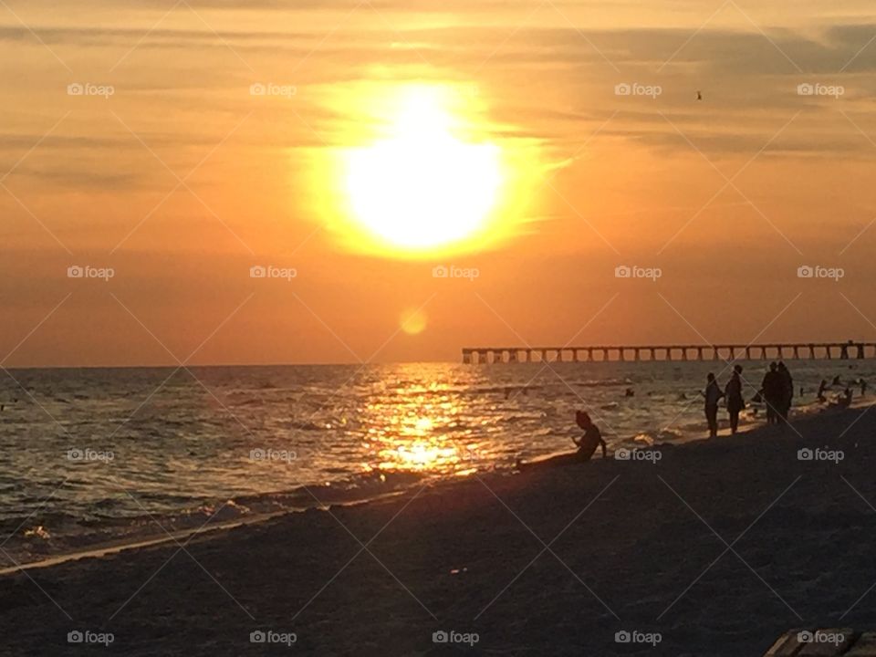 Sunset in Panama City Beach, FL