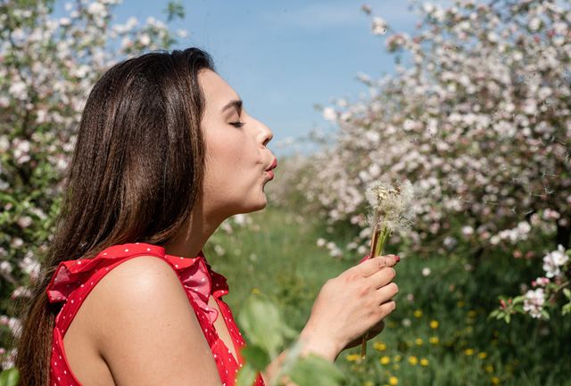 happy spring moment