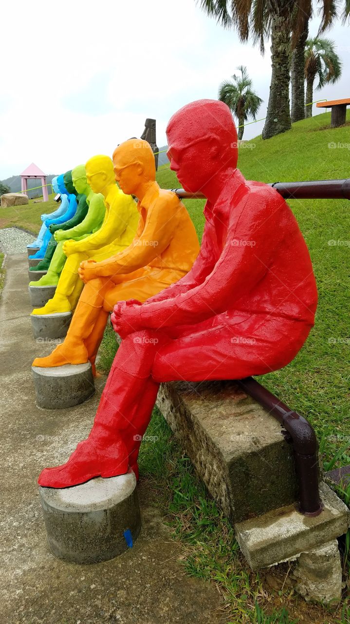 Colorful men
