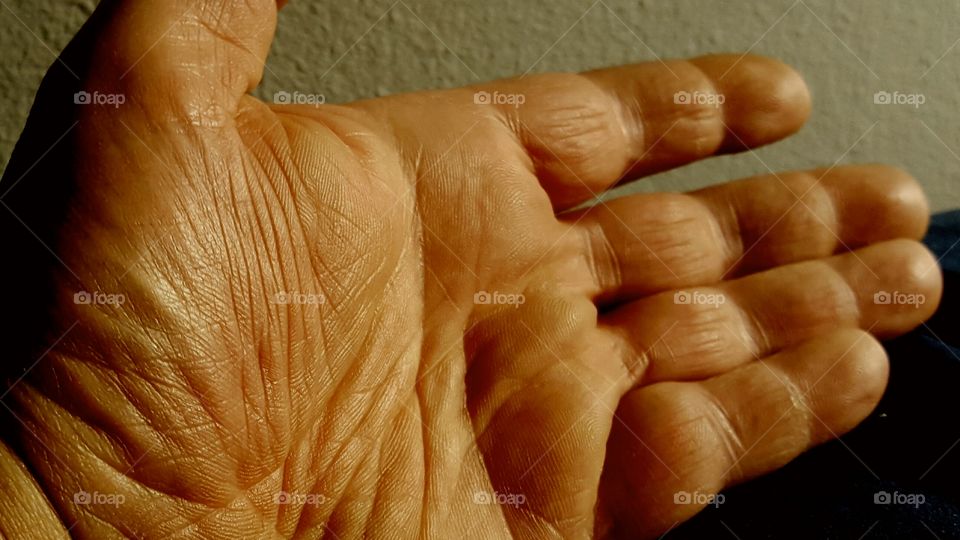 Farmers hand