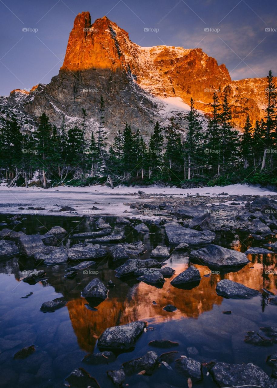 Mountain reflection 