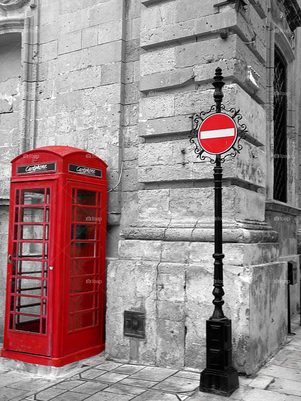 Telephone cell on Malta 