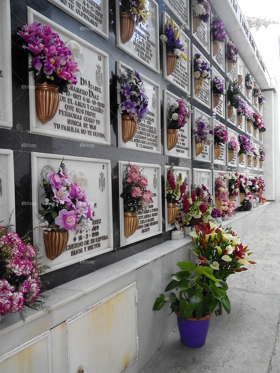 Cementary in Alhaurin el Grande,  Spain . Burial place 