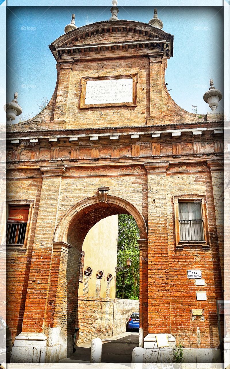 a door of Ferrara